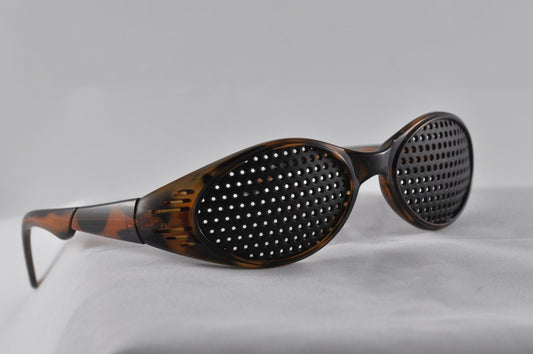 Brown Sports Pinhole Glasses - Australia